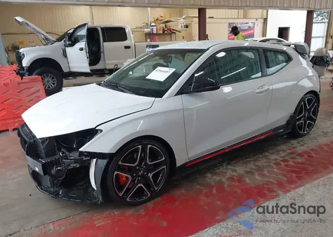 2020 Hyundai Veloster N из США, поврежденный, VIN KMHT36AH7LU006317